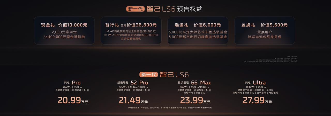 智己新LS6预售，彩蛋挺多，但留了“后手”。增程版21.49-23.99万元