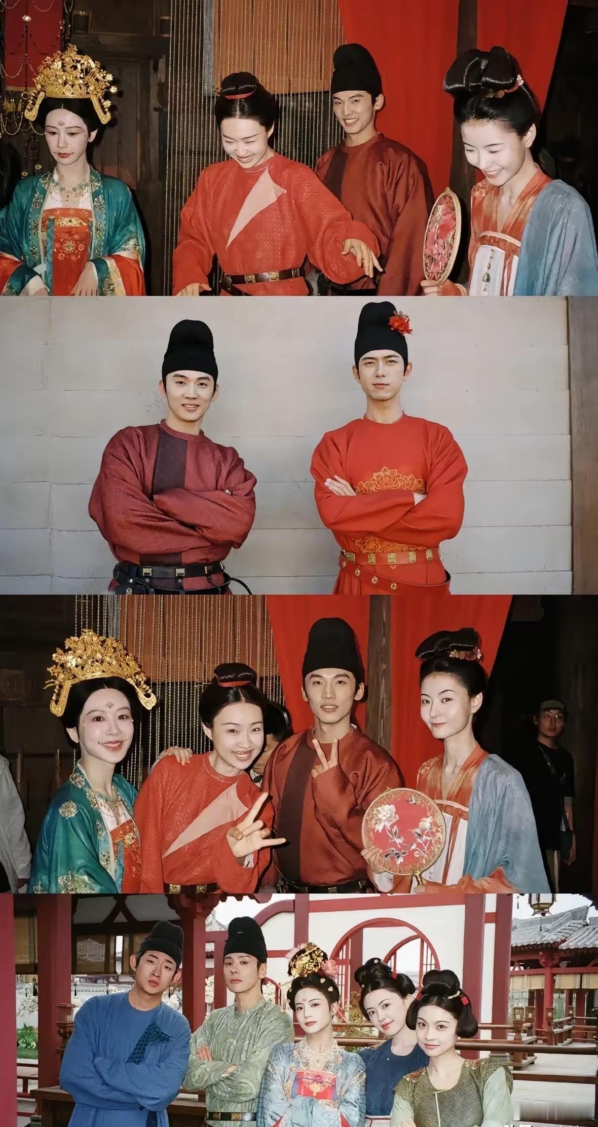 杨紫的剧全员上桌看完国色芳华和锦绣芳华，里面的每个演员基本都记住了，​连广告都被
