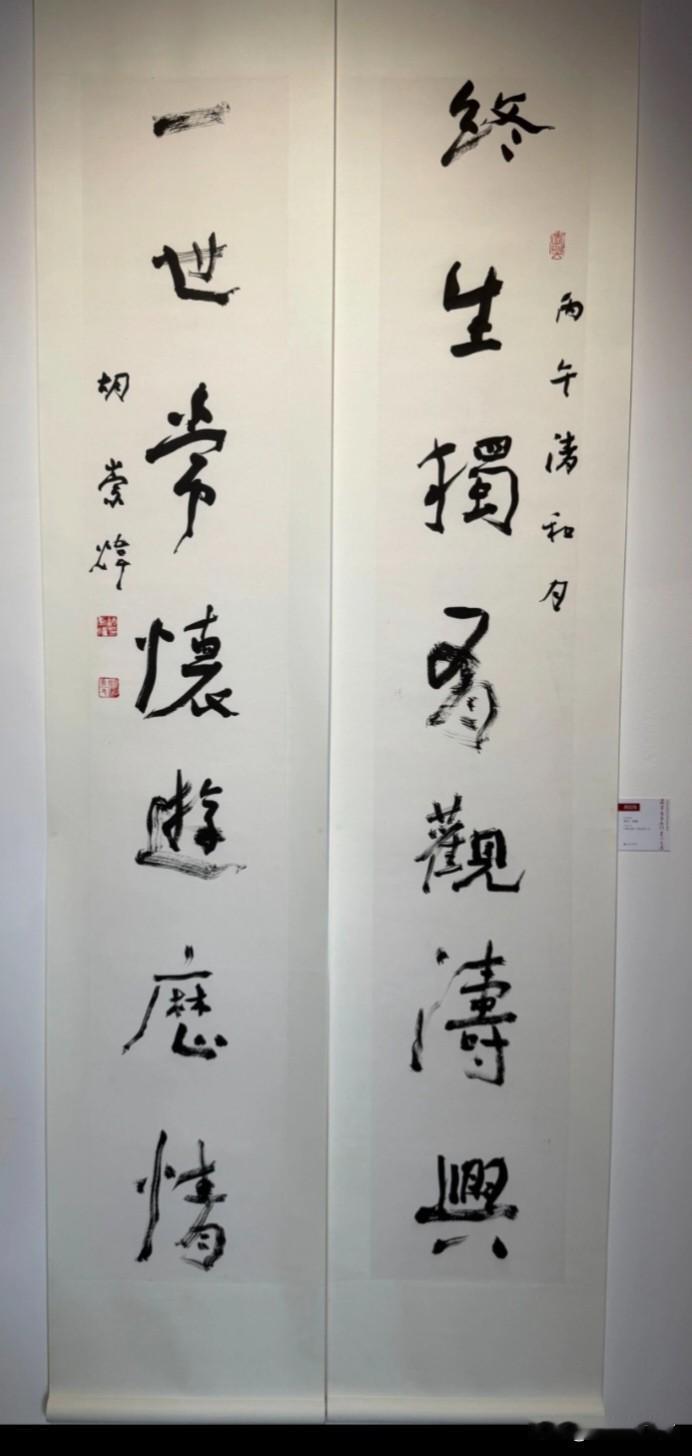 他这个行书写的有意思而且是入展作品所以我说有时候大家投展太过于拘谨庄重有
