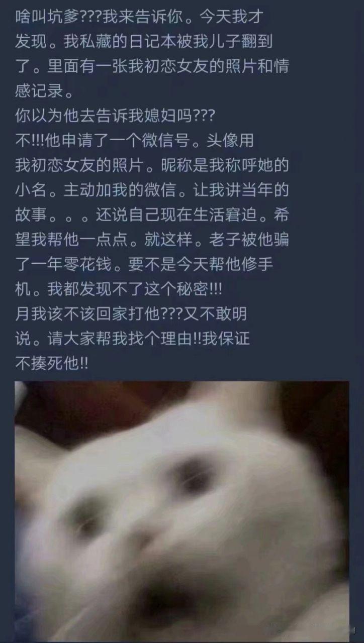 麻烦大家帮我找个理由