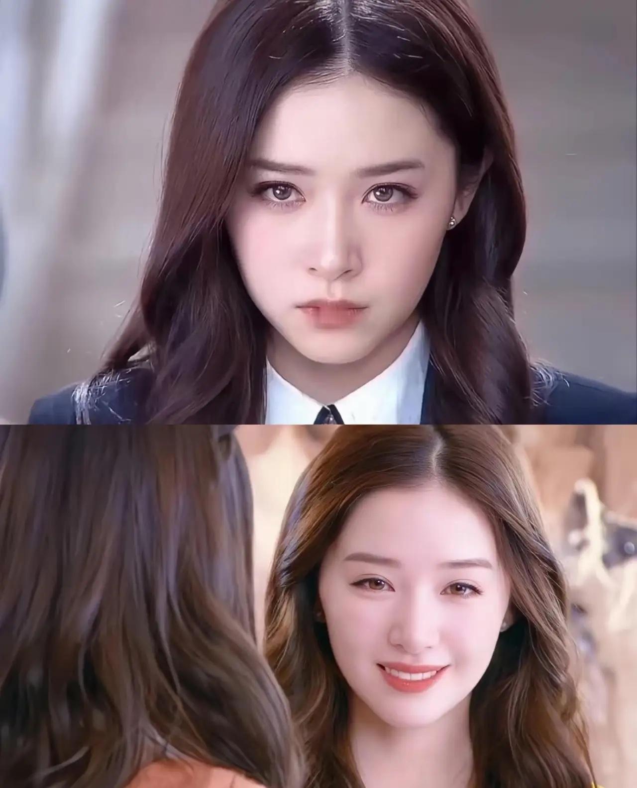 阚清子的眼睛说句是内娱女明星里最好看的不为过吧，天生自带美瞳。眼睛是天生的浅瞳，