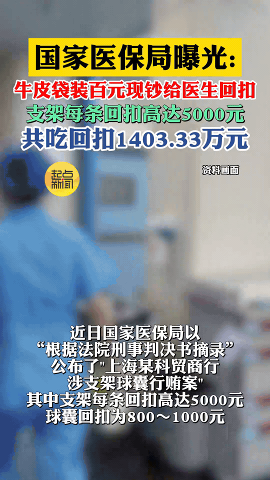看到这个让我毛骨悚然！上海一家科贸商行的老板马某，为了让自家代理的心脏支架、球囊