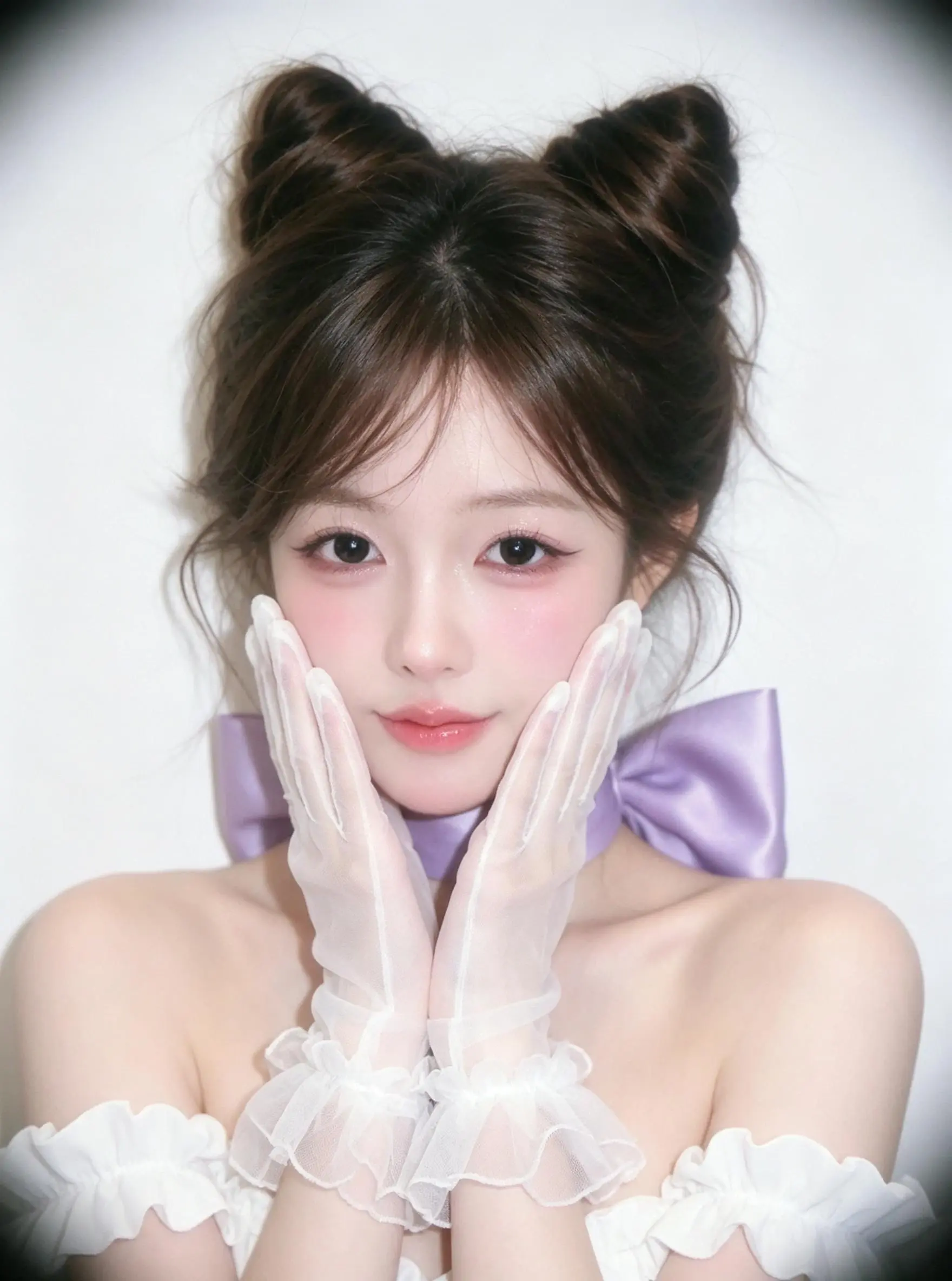 AI复古胶片甜妹写真