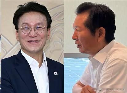 7月26日，韩国共同民主党党首选举博弈彻底白热化，金民锡、郑清来两大热门候选人正