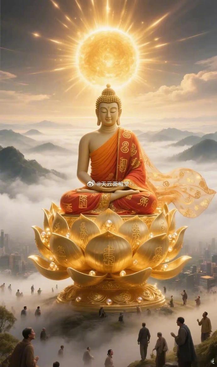 碰到佛光不要划走，点赞灵气大佛，心想事成，所得皆所愿。接好运