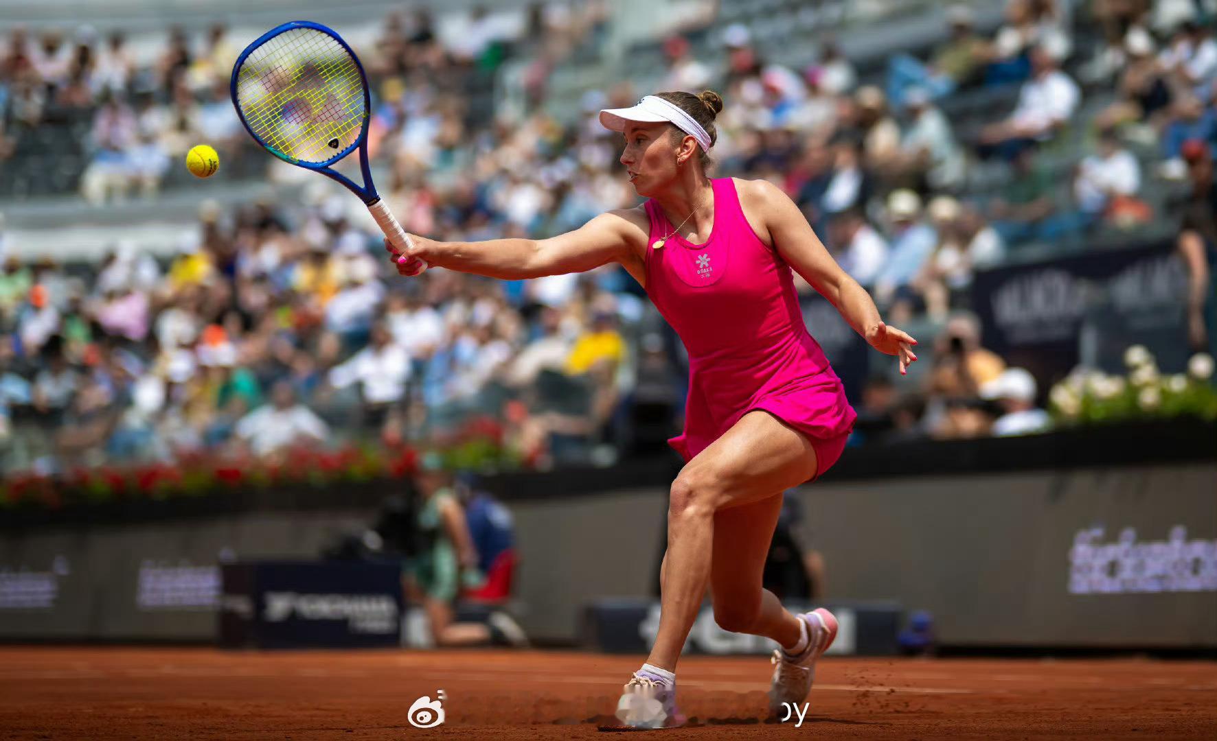 号外，号外📢罗马赛卫冕冠军出局🥶WTA1000罗马站第三轮，21号种子梅尔滕