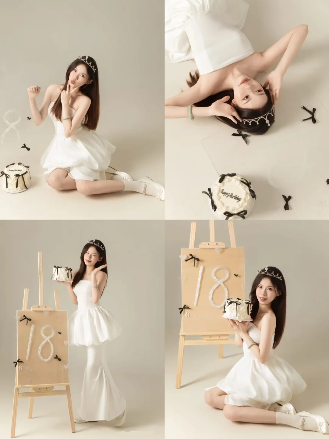 少女生日写真｜甜酷少女、18岁生日写真