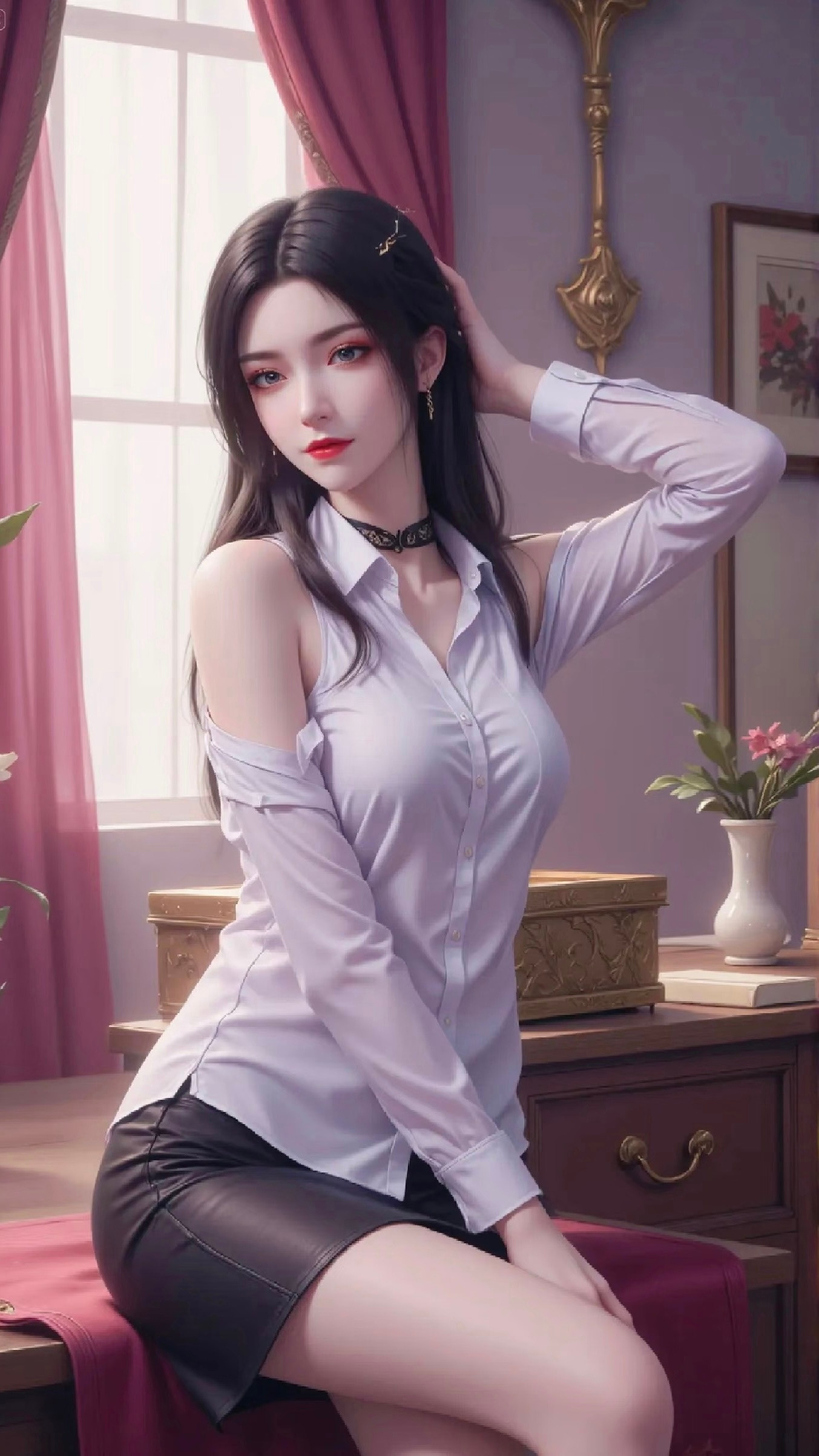 斗破苍穹美杜莎女王/彩鳞【精致美图】现代时尚装扮，超级美啊！​​​