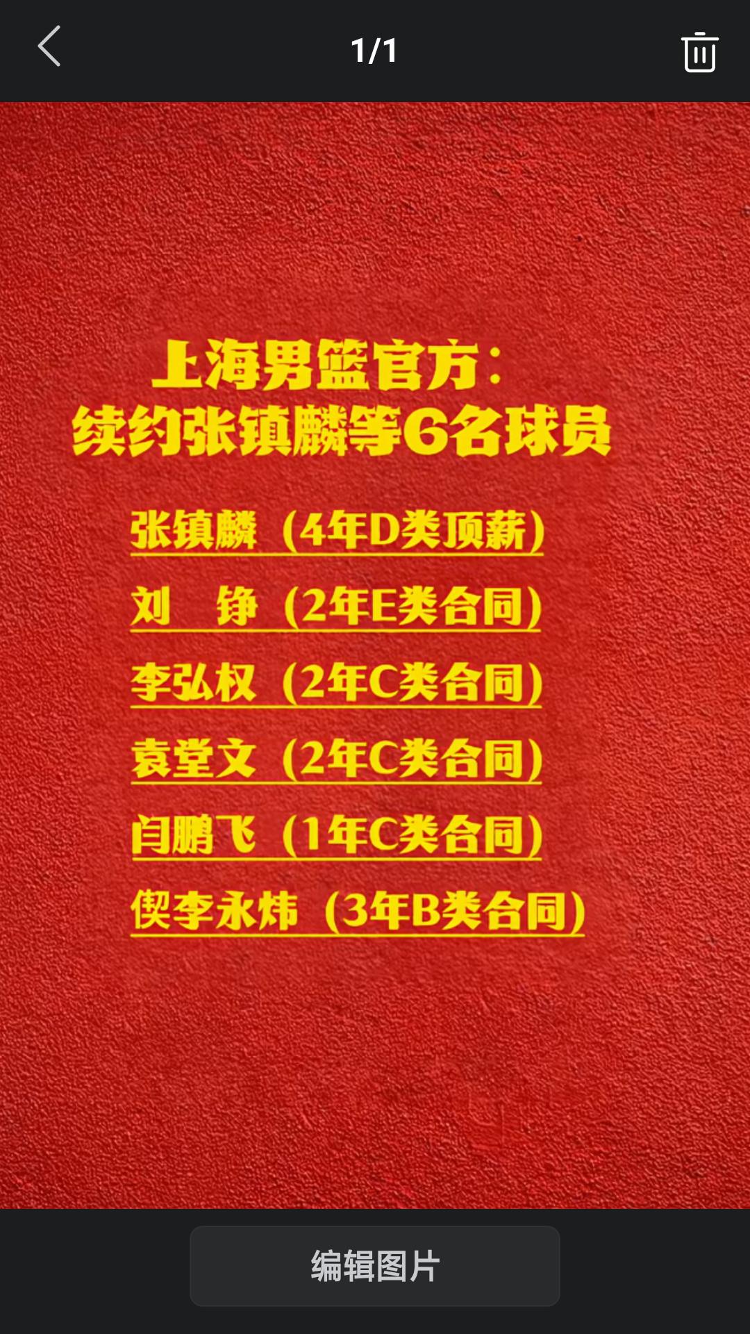 据上海久事男篮随队记者薛思佳凝爆料，近日上海久事男篮与张镇麟等多名球员完成续约。