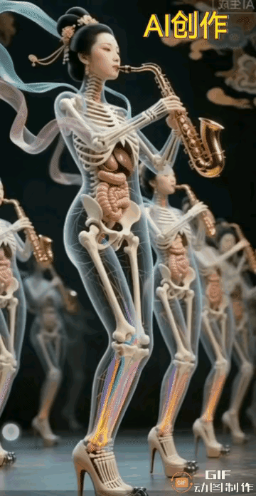 人体艺术，惟妙惟肖，典雅端庄，栩栩如生。确实太美了！感叹当今新科技Al的强大！