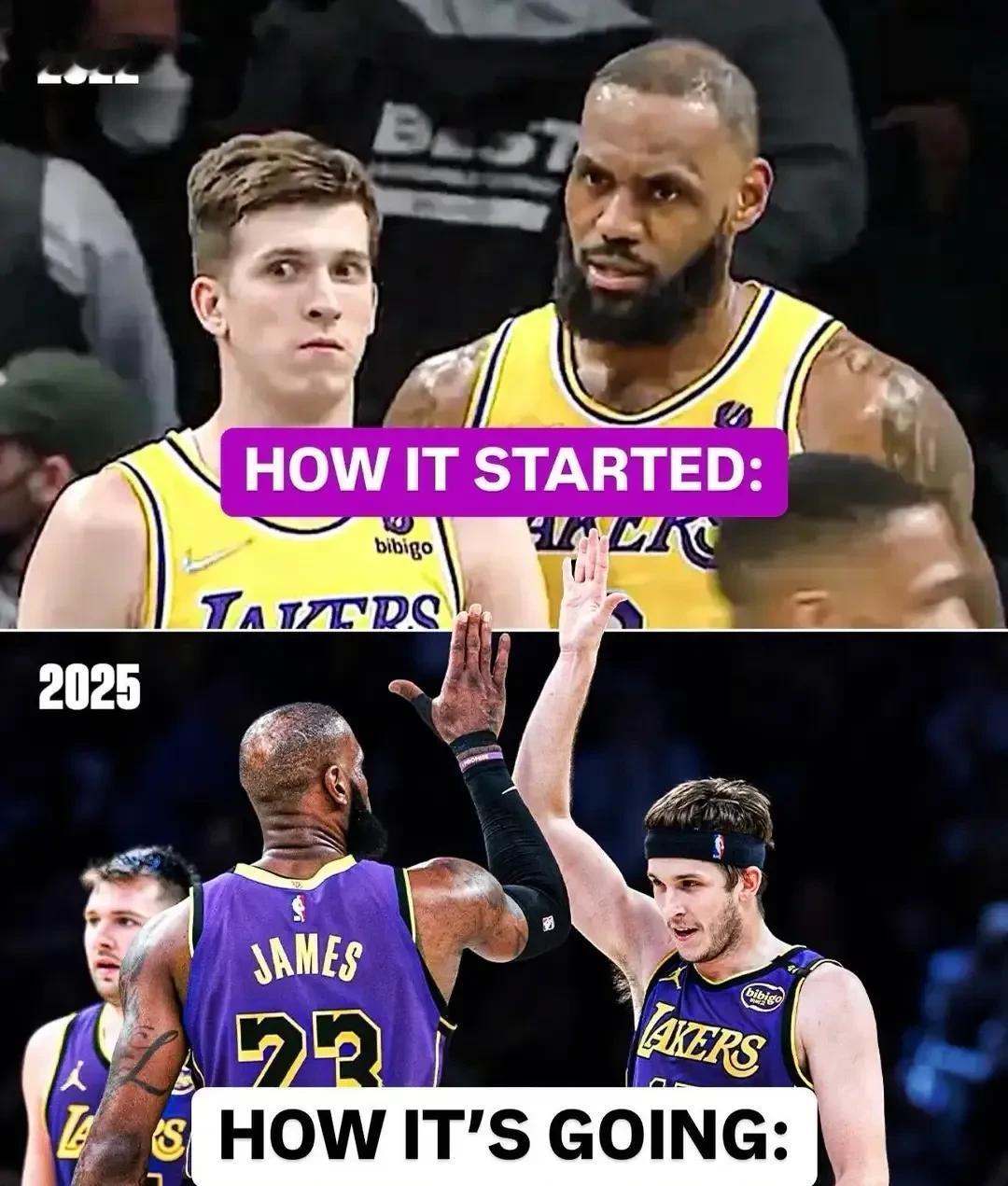 詹姆斯还是那么强，42岁的高龄，依然是湖人队得分最多的，他17投6中，三分7中2