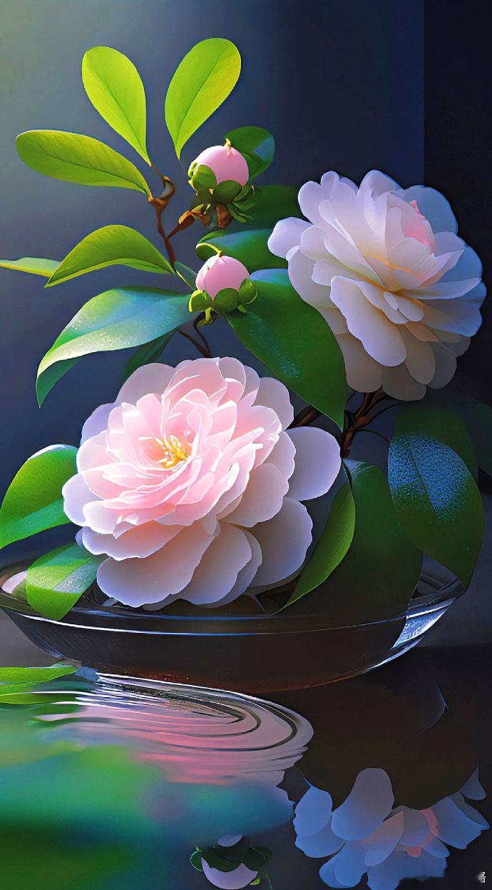 不问情深缘浅，只盼花香如故..