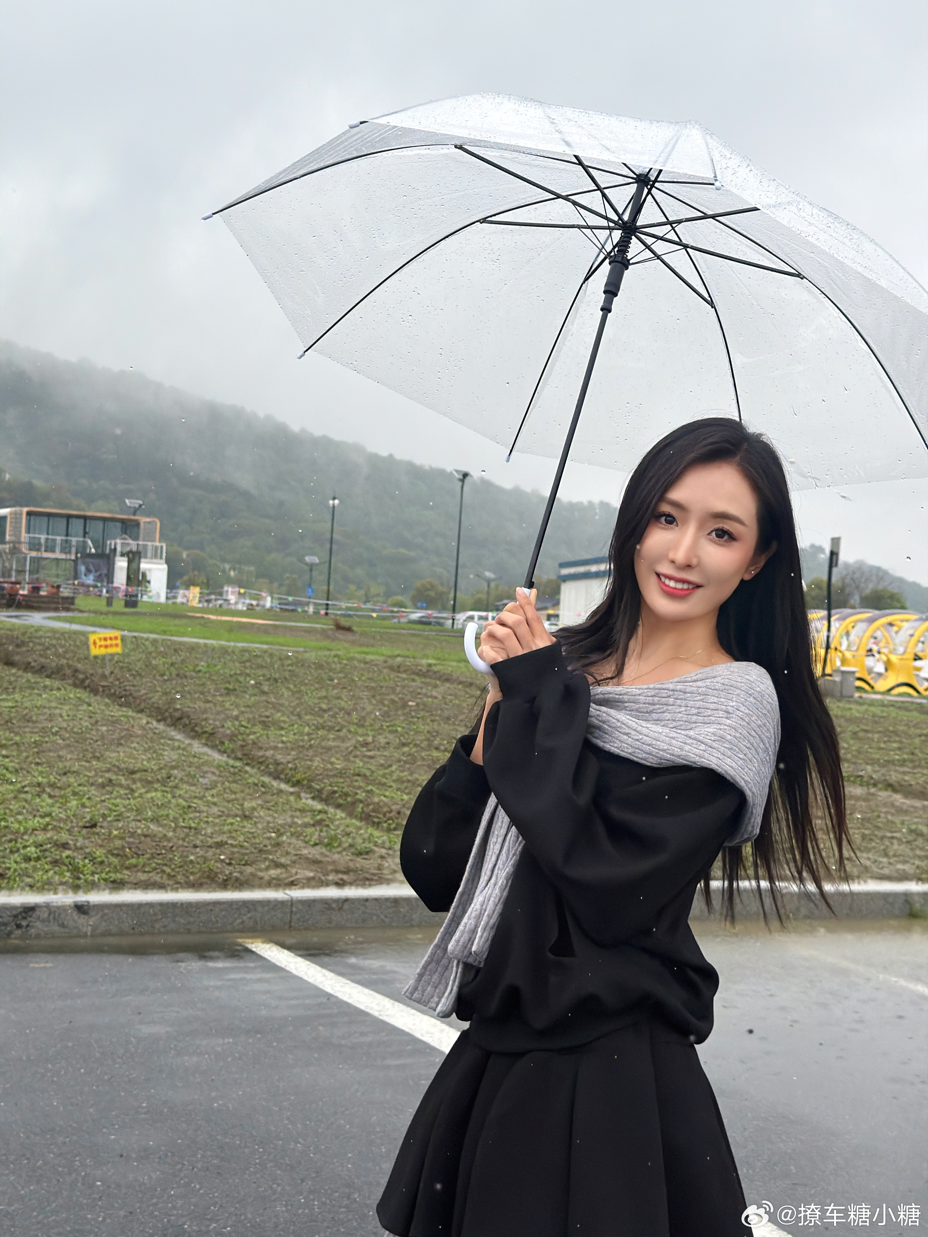 真的是烟雨江南呀雨下的根本停不下来杭州