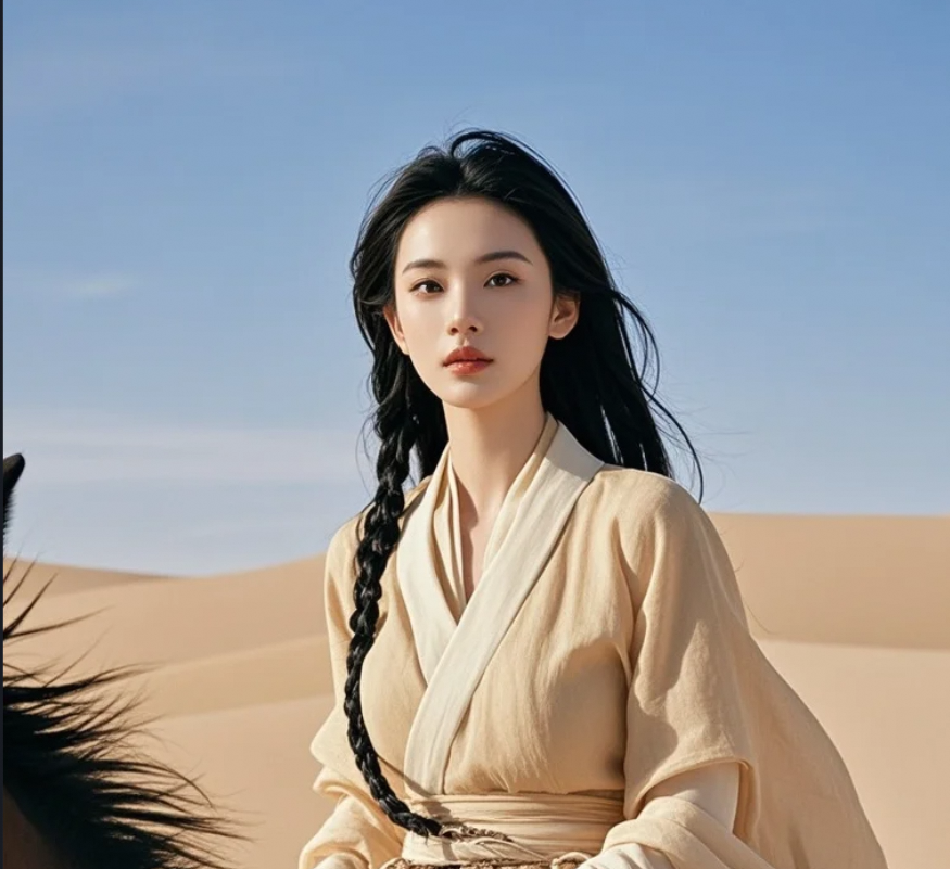 她的气质，像春天的微风一样舒服