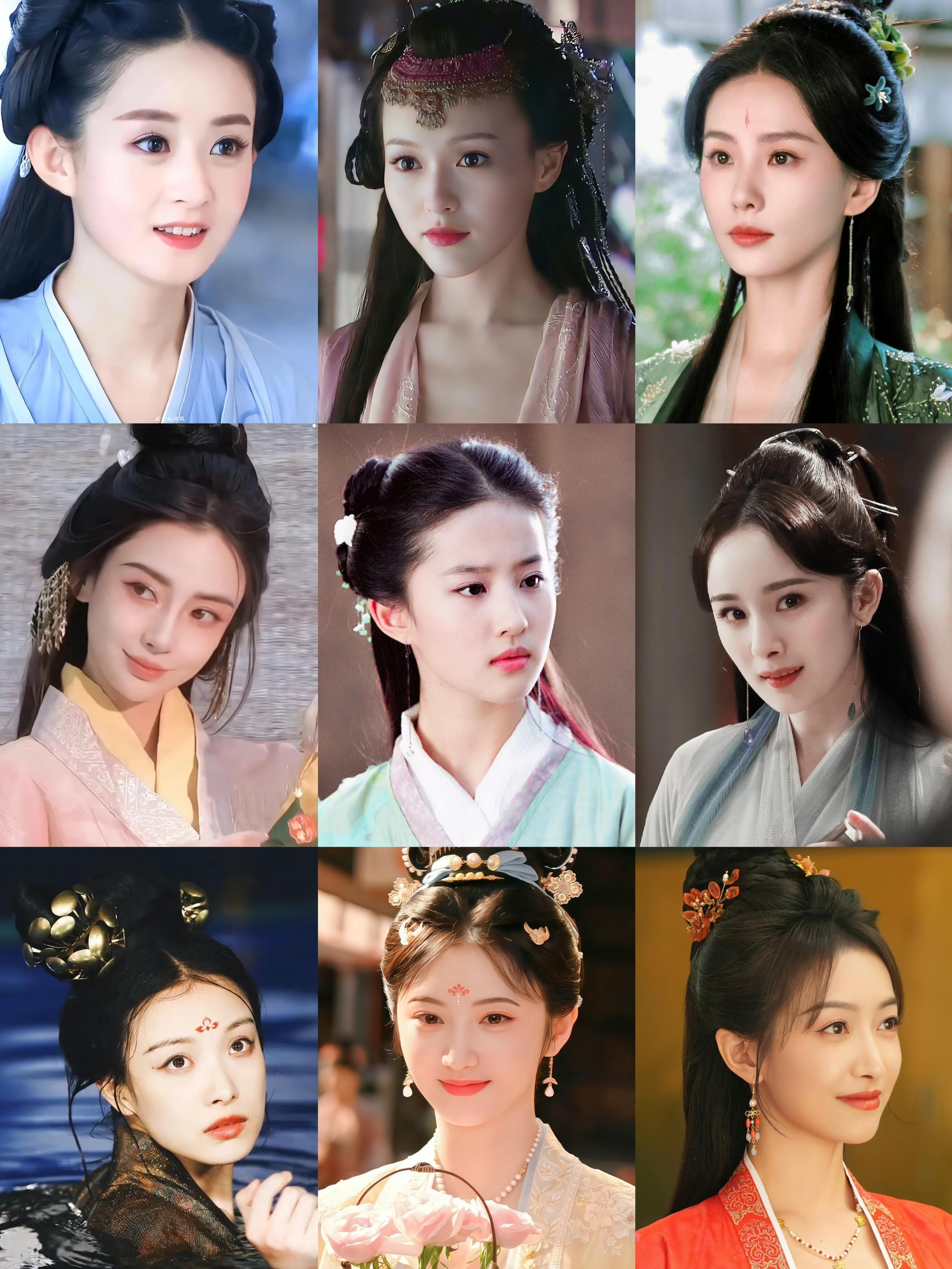 85花就没发现有不漂亮的...古装扮相也都很惊艳又美又有实力有实绩的一代杨幂刘