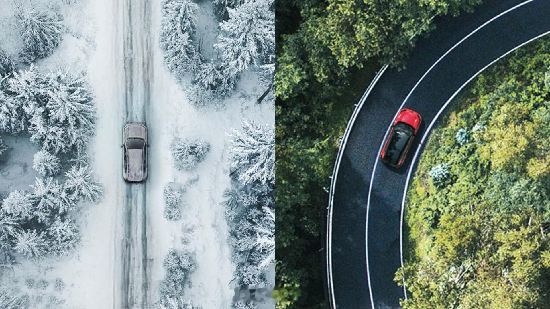 丰田全新一代RAV4前瞻图1和图2为官方预告，其中内饰部分已曝光，依旧没有明显