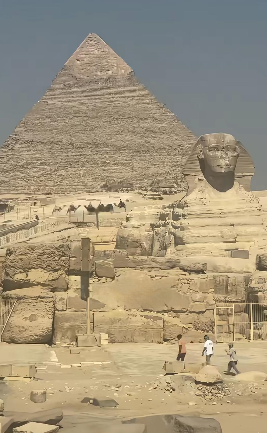 我始终觉得埃及人造不出金字塔。文明应该有其延续性，以我们为例，如果现在让我们