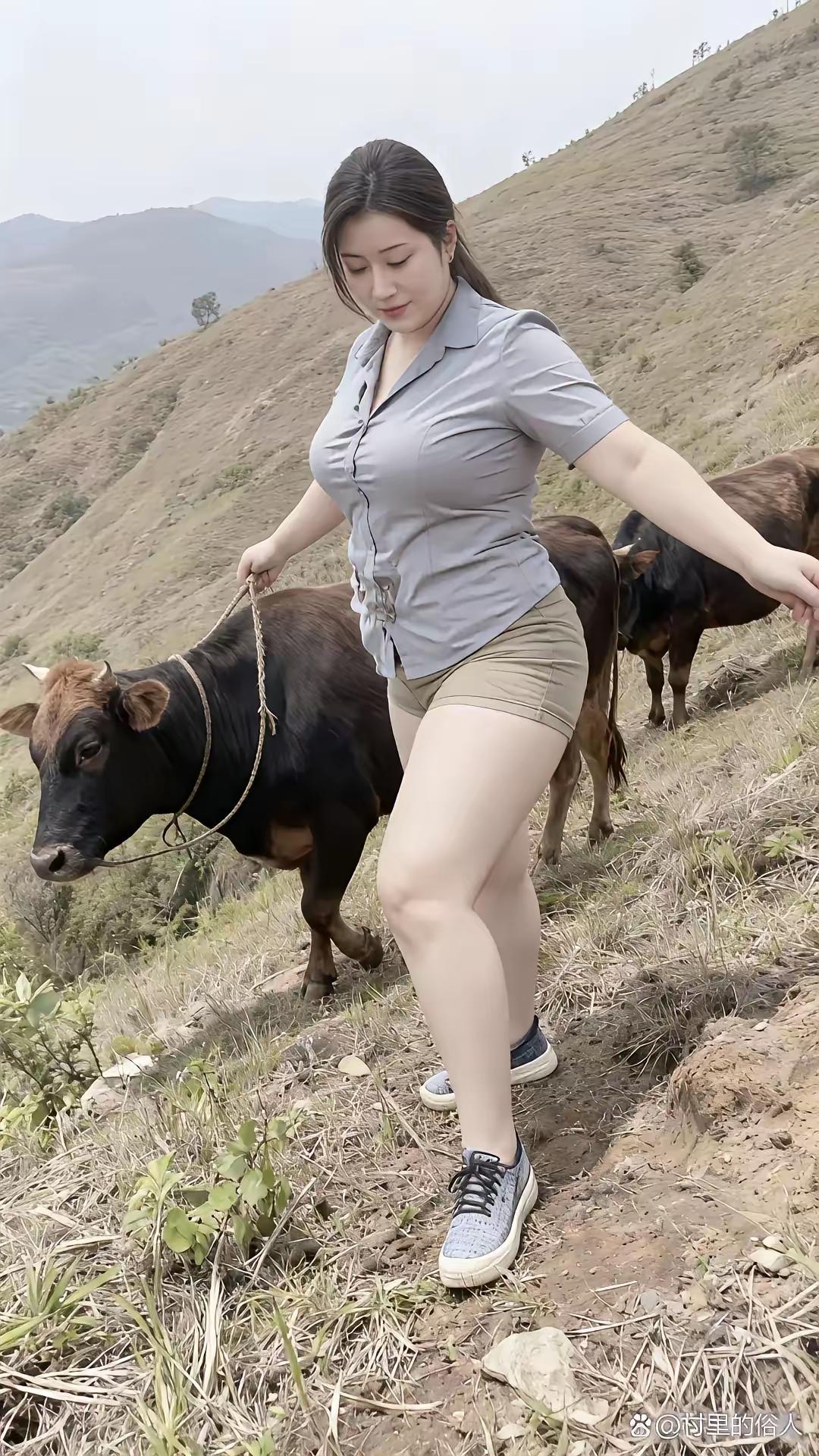 拖着老婆的下巴，凝视着她的面颊：“你这张脸我怎么看都看不腻。” 老婆有些害羞：“