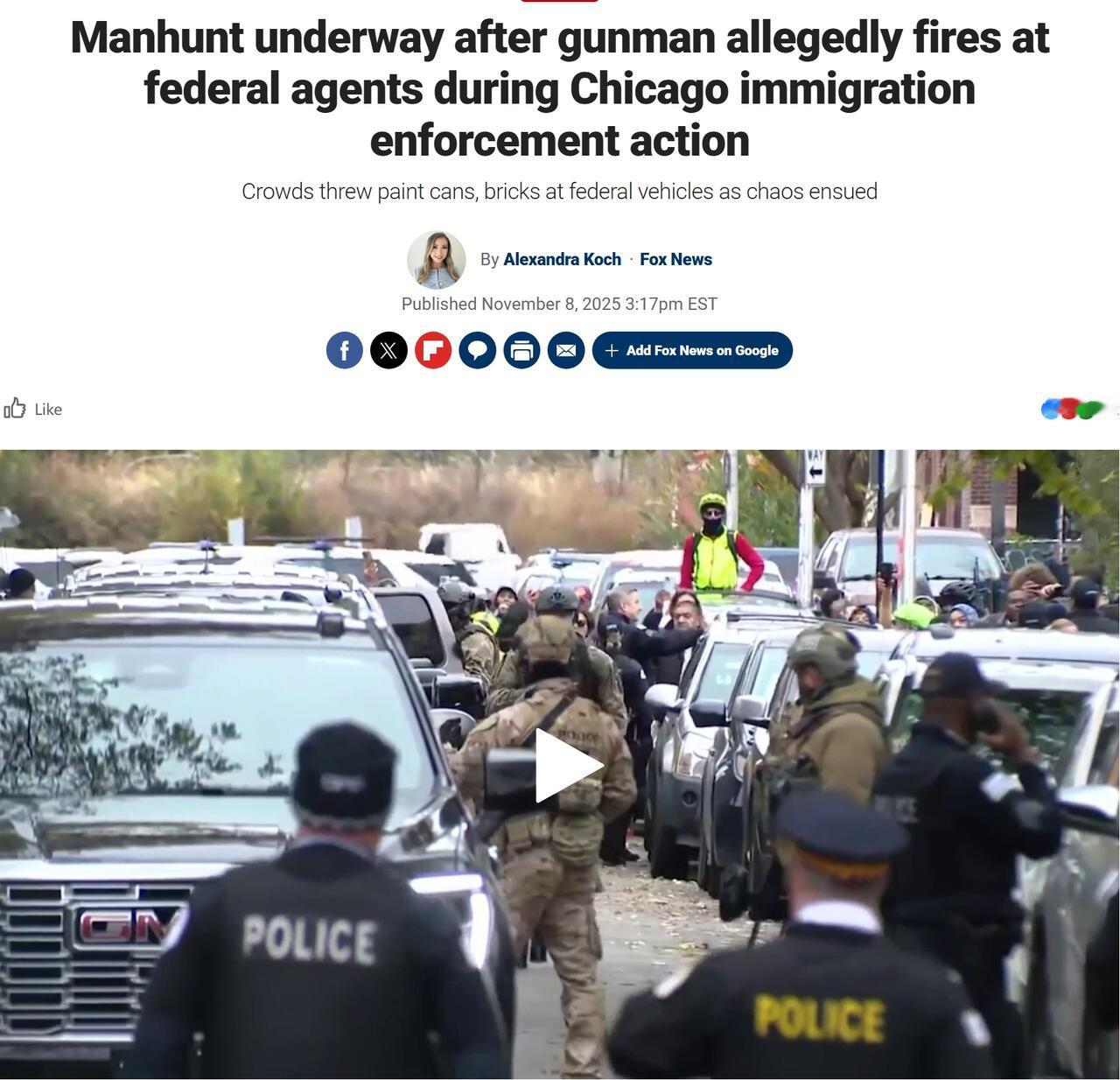 美国联邦特工在执法行动中遭到枪击美国国土安全部（DHS）称，当地时间周六，