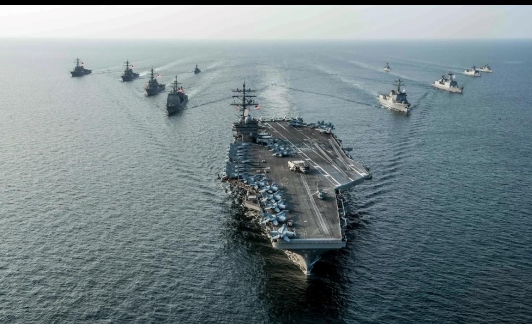 台海风云再起，美军双航母藏玄机，解放军演习压得他们喘不过气哎呀