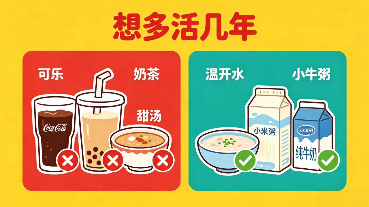 想健康长寿：10种少喝饮品+10种多喝饮品一、尽量少喝的10种饮品（