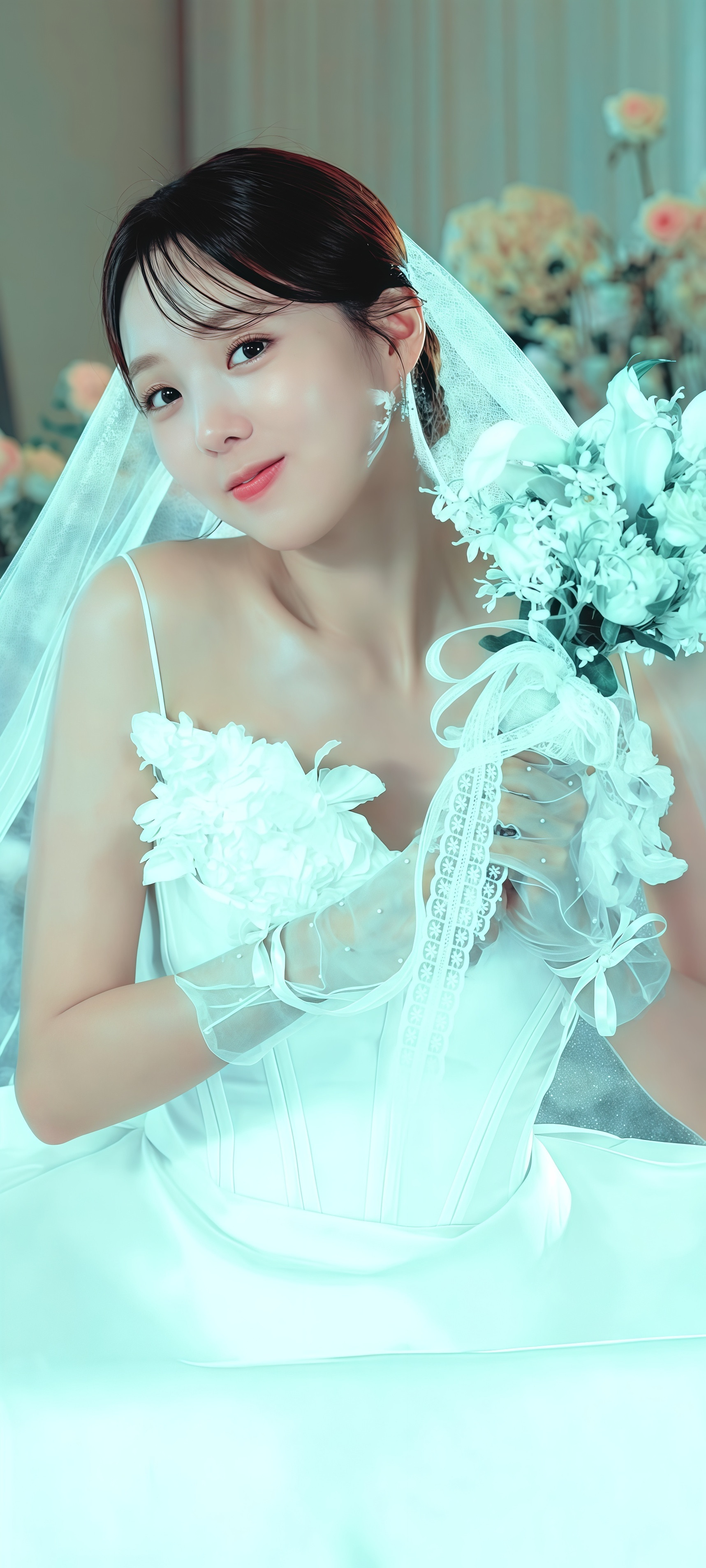 蔡秀彬绿色系婚纱壁纸更新女神这一组真的太美妙了啊专栏·LOVE蔡秀彬头像