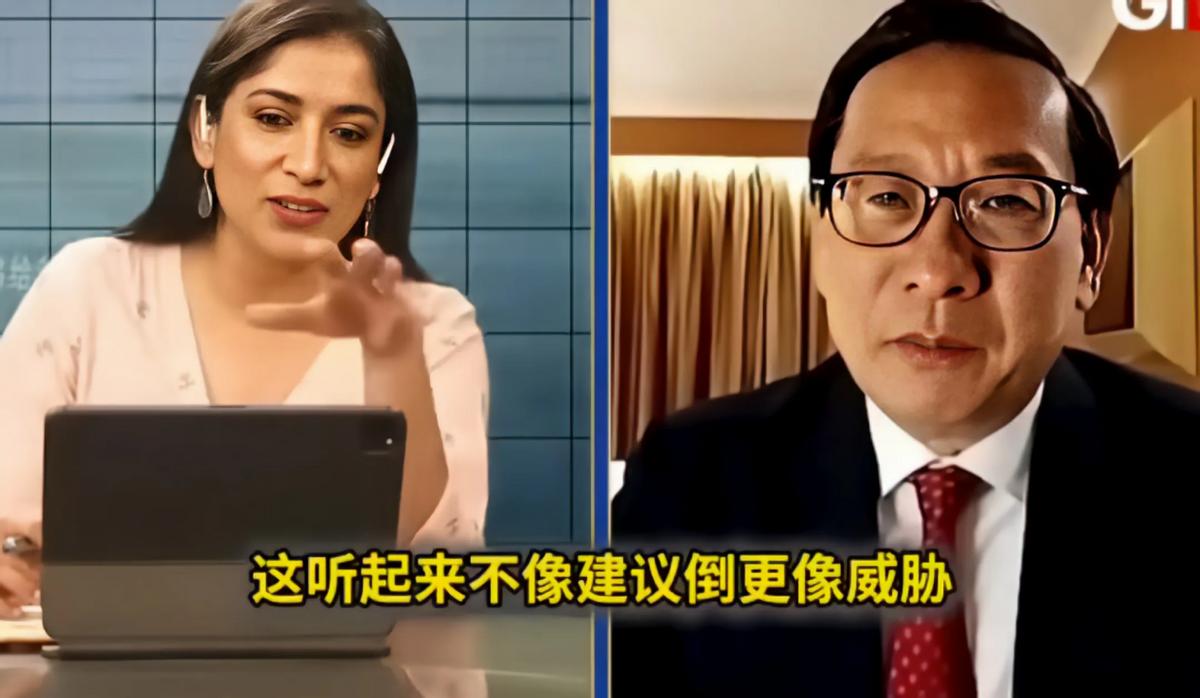 高志凯博士又一次上了印度媒体的节目，网友6月1日分享《今日印度》采访高先生的画面