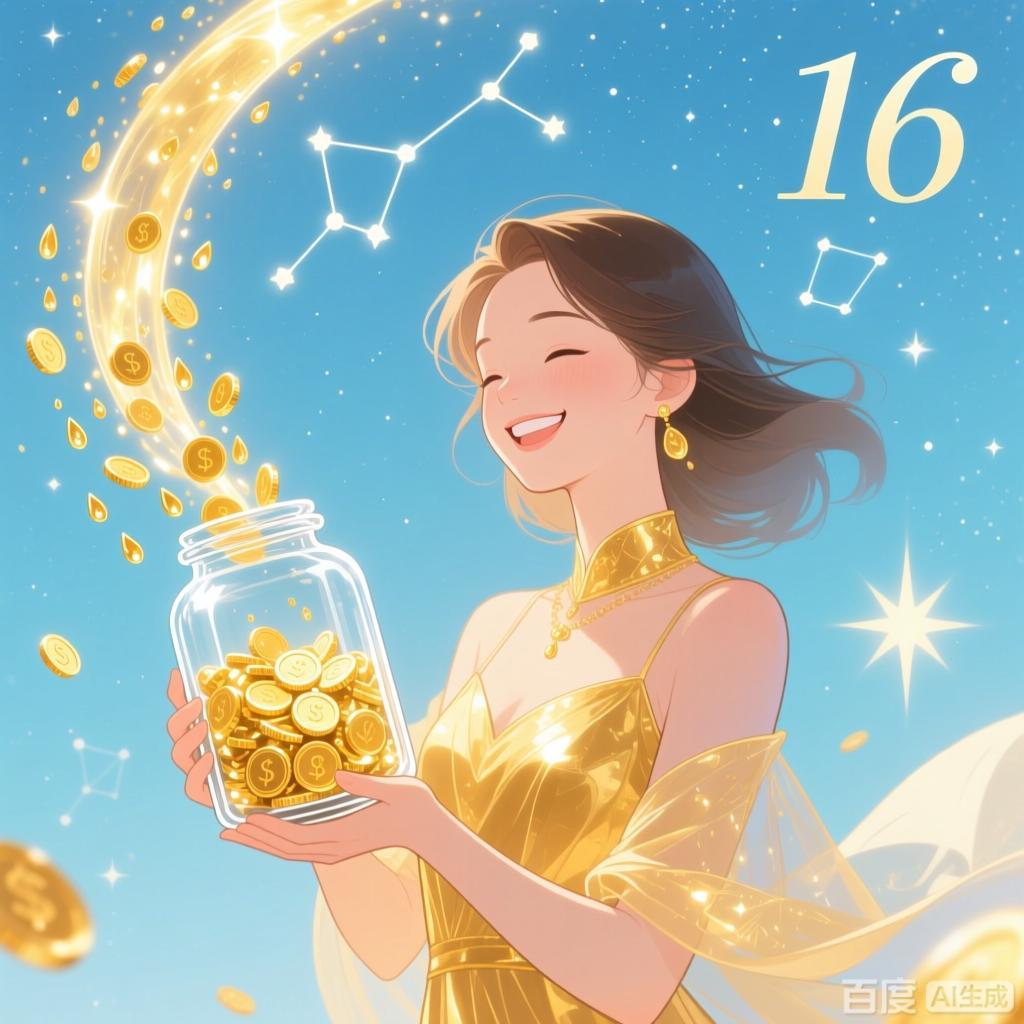 大财如雨，1月16号大变局！这四大星座收入飙升，财富之门已开！2026年1月