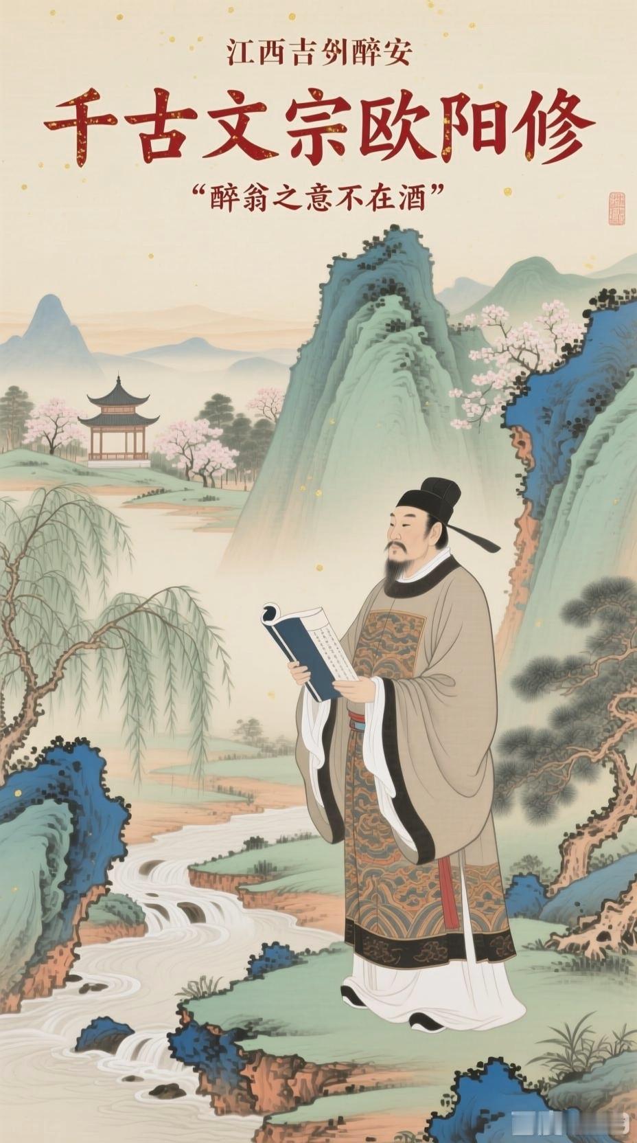 指的是欧阳修的《戏答元珍》。诗作开篇“春风疑不到天涯，二月山城未见花”，以山城春