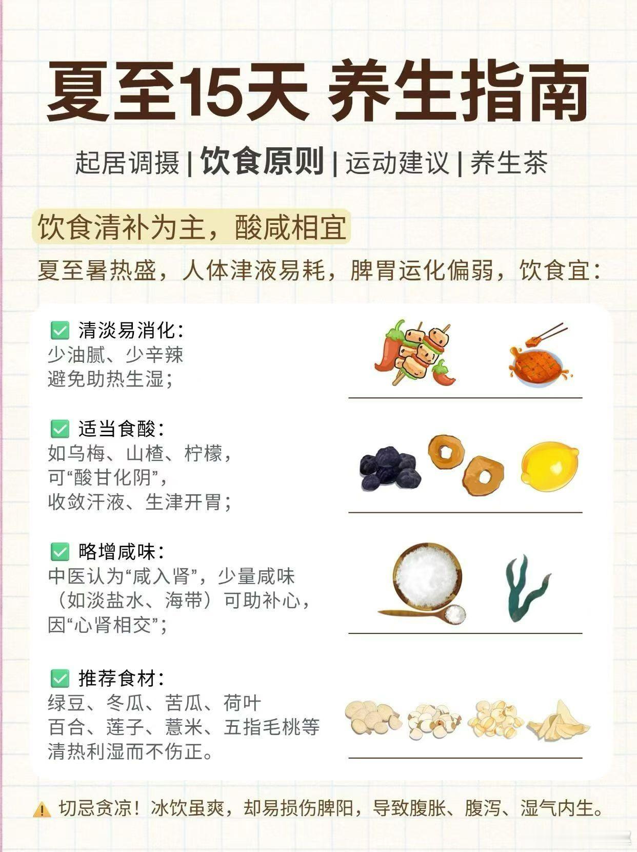 顺时养阳夏至15天养生指南🌞健康养生夏至养生