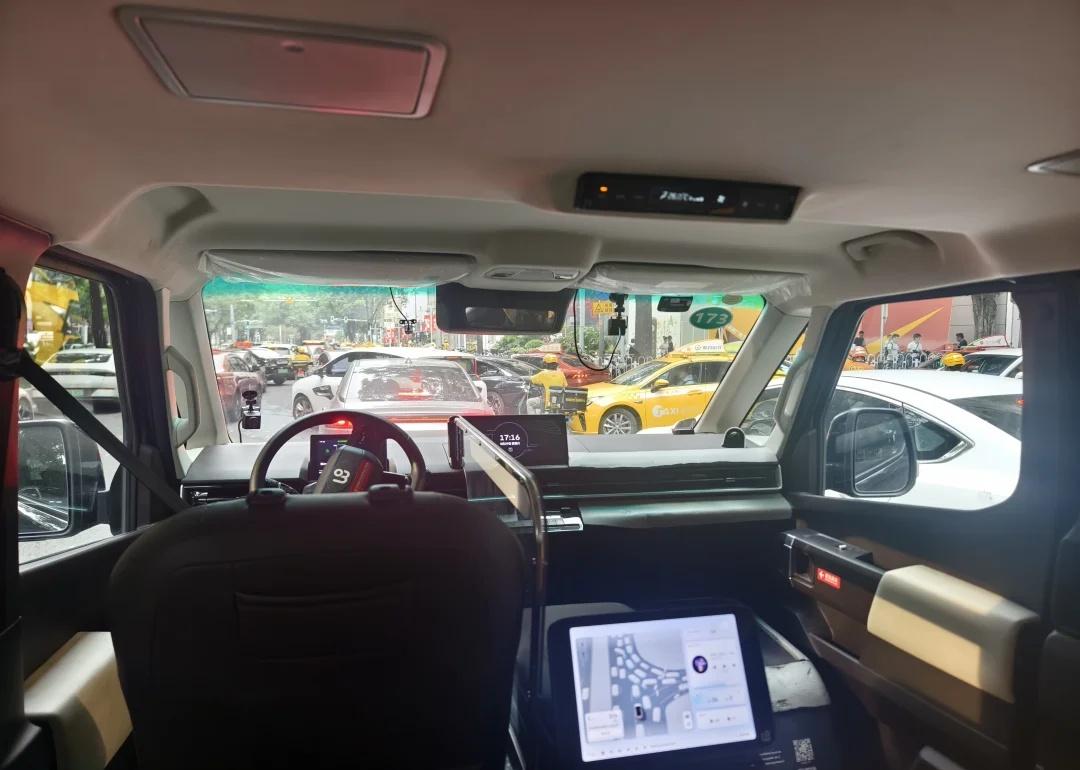 无司机打车好神奇最近刷到好多人打卡无人驾驶车🚘我也想试试可以提前在手机调好