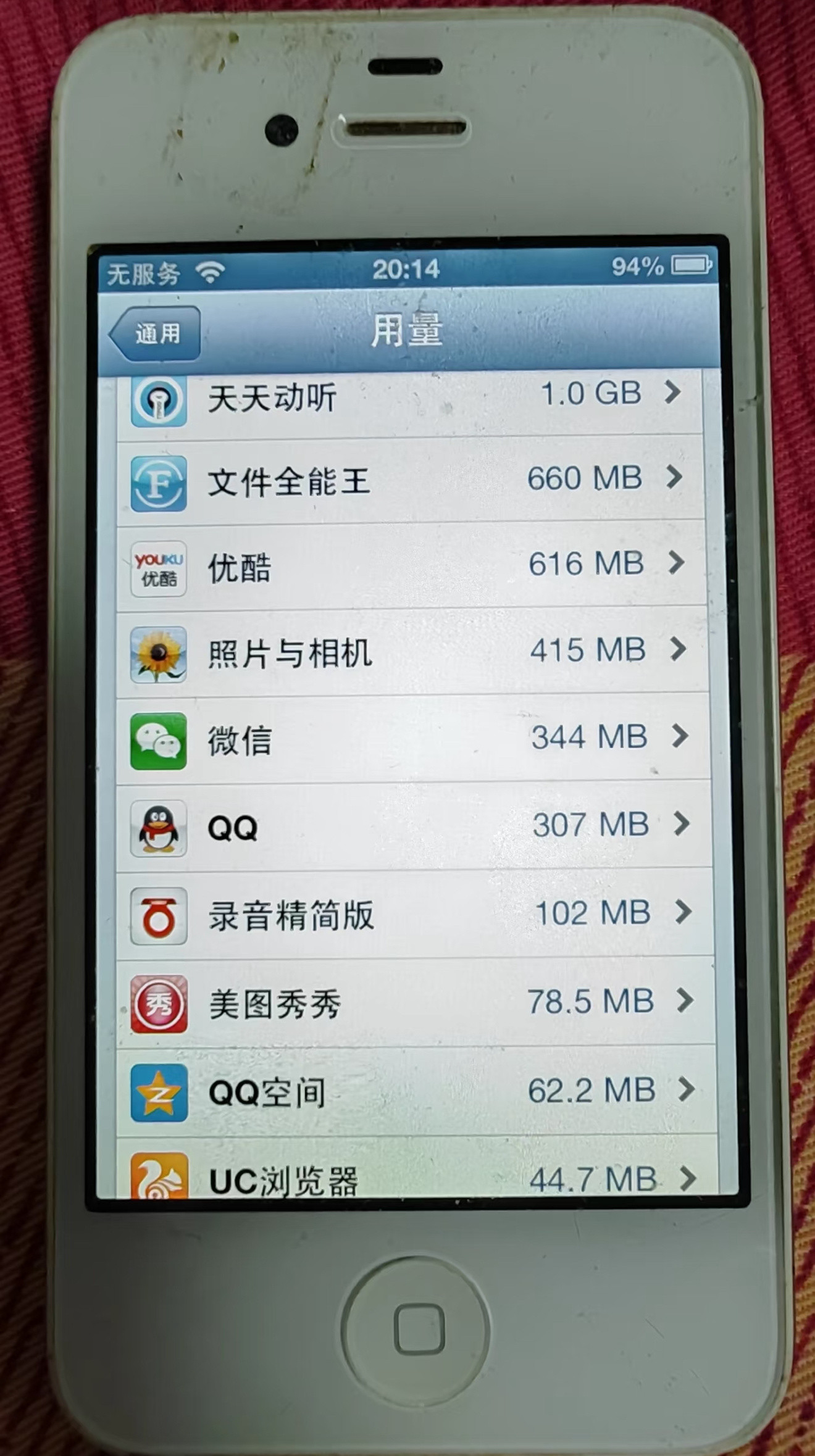 15年前的软件空间占用当时买32G的iPhone4s感觉用不完