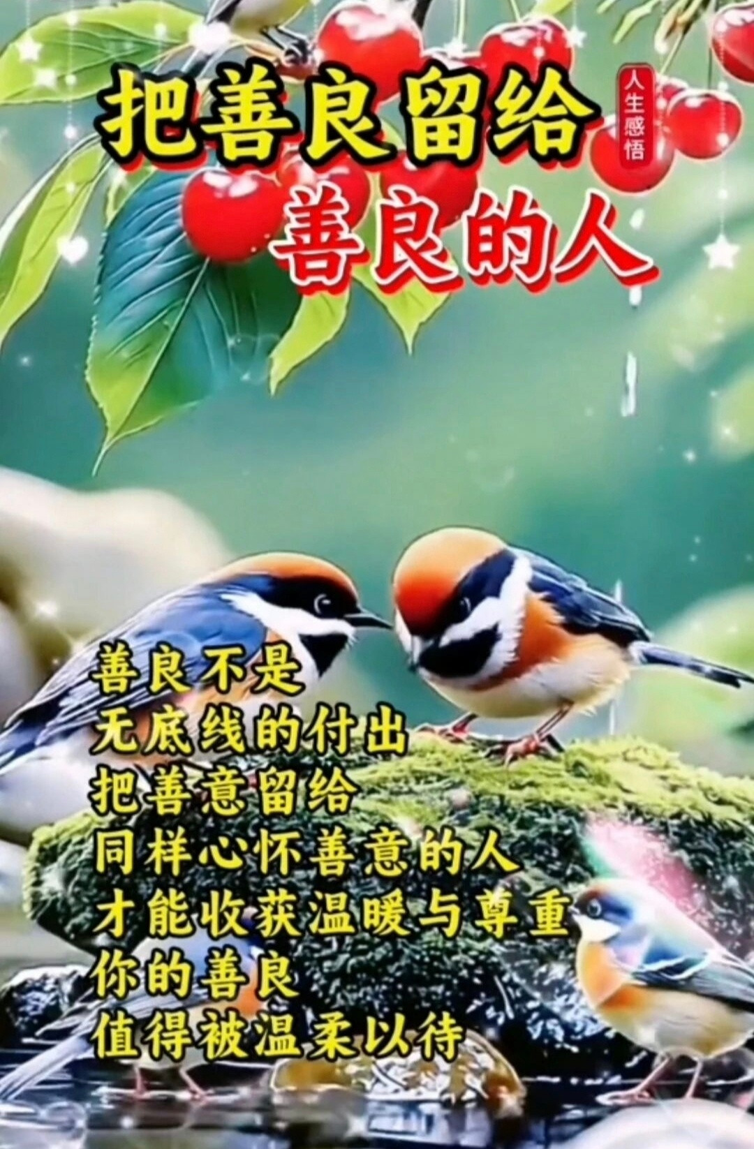 🍎周日快乐，幸福安康！💝❤️🩹如果人生只是几十年，死了什么都没有，很多人会