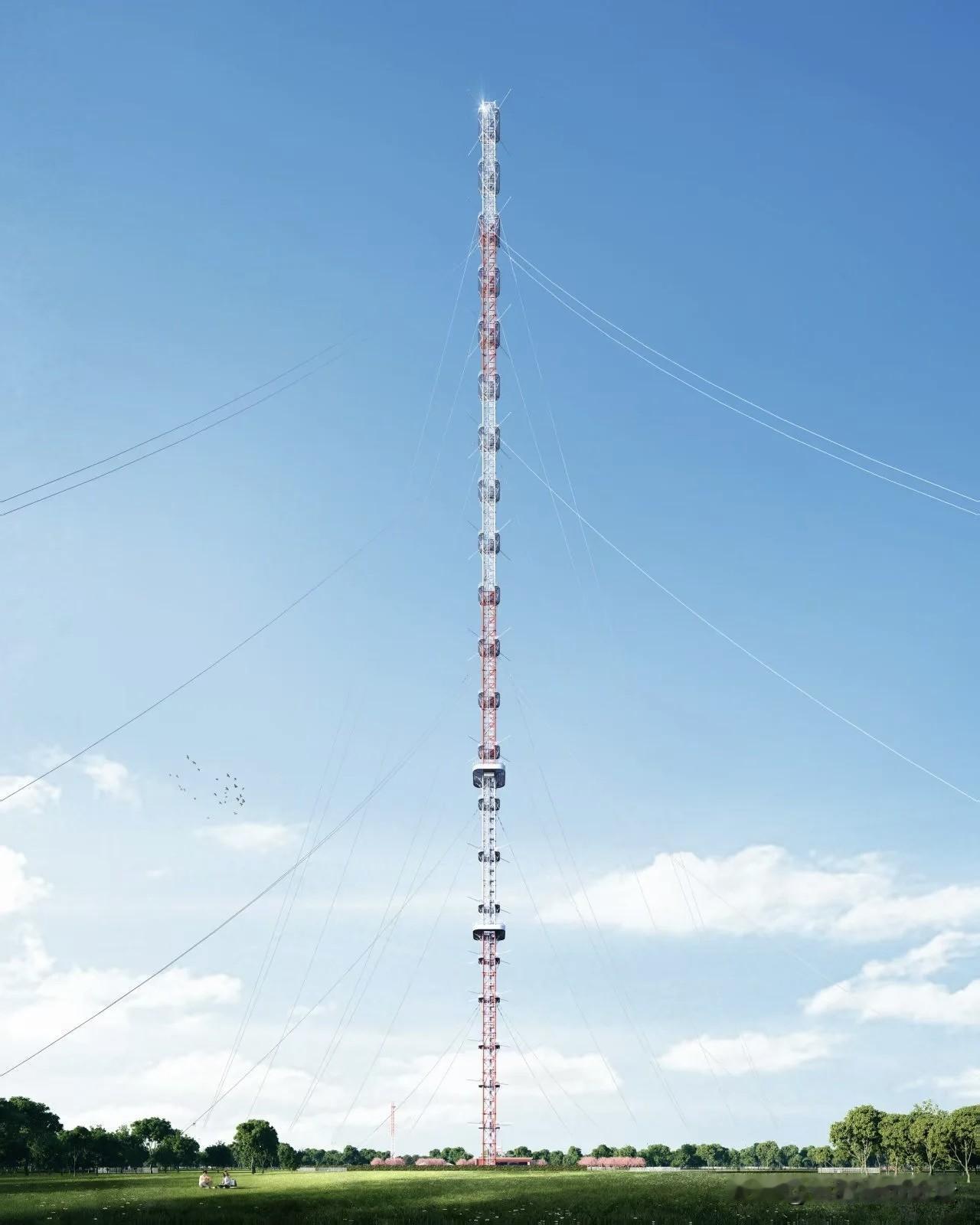 11月9日上午，合肥庐阳区400米大气环境气象梯度观测塔项目——庐州塔正式启动建