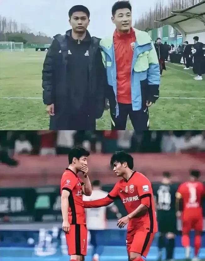 之前从来没踢过职业联赛，只踢了半场中乙，战战兢兢来到中超替补了两场，突然发现场上