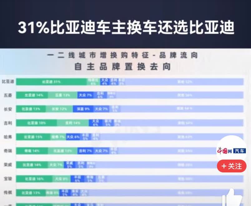 比亚迪：“兄弟们，得罪了！作为造车最晚的传统车企，用户的忠诚度在所有的车企中最高