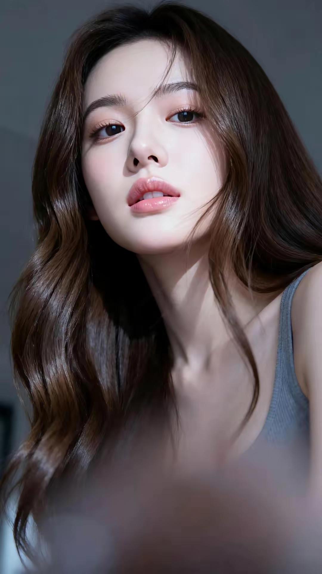 温柔少女，轻纱飘逸，梦幻般的美