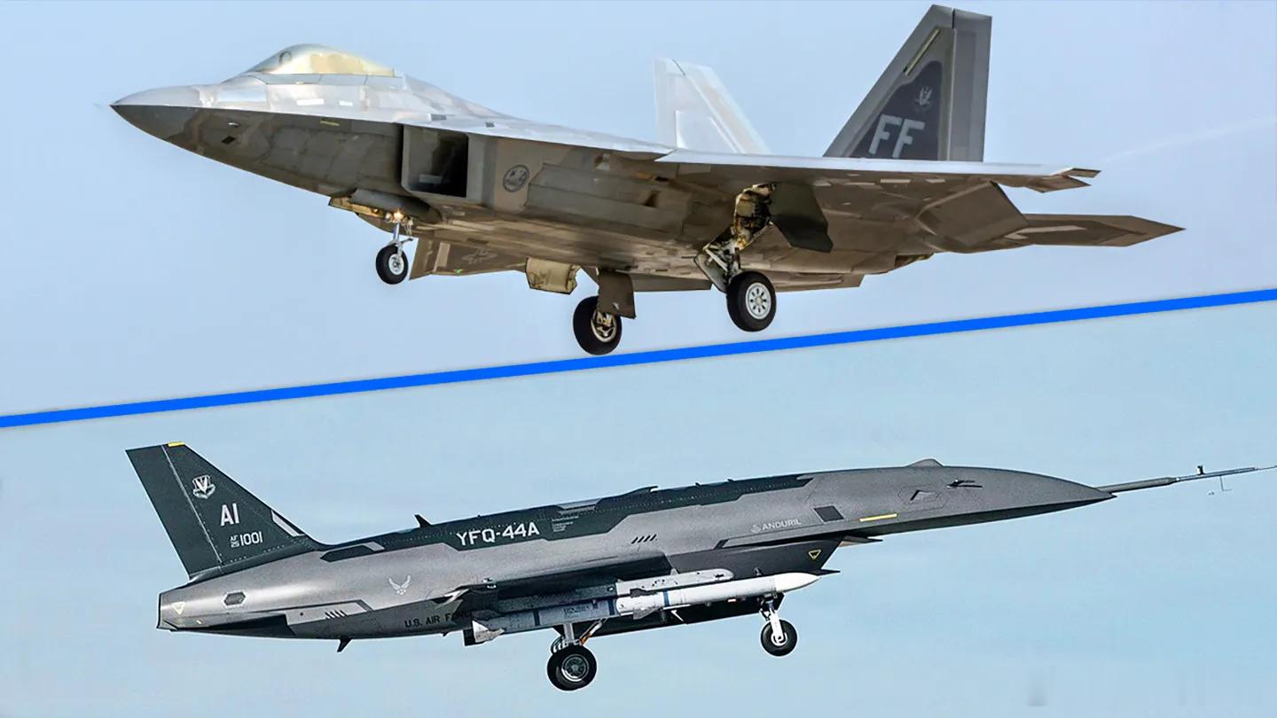 F-22飞行员座舱内发指令，FQ-44自主执行，人机协同实战化迈出关键一步最近，