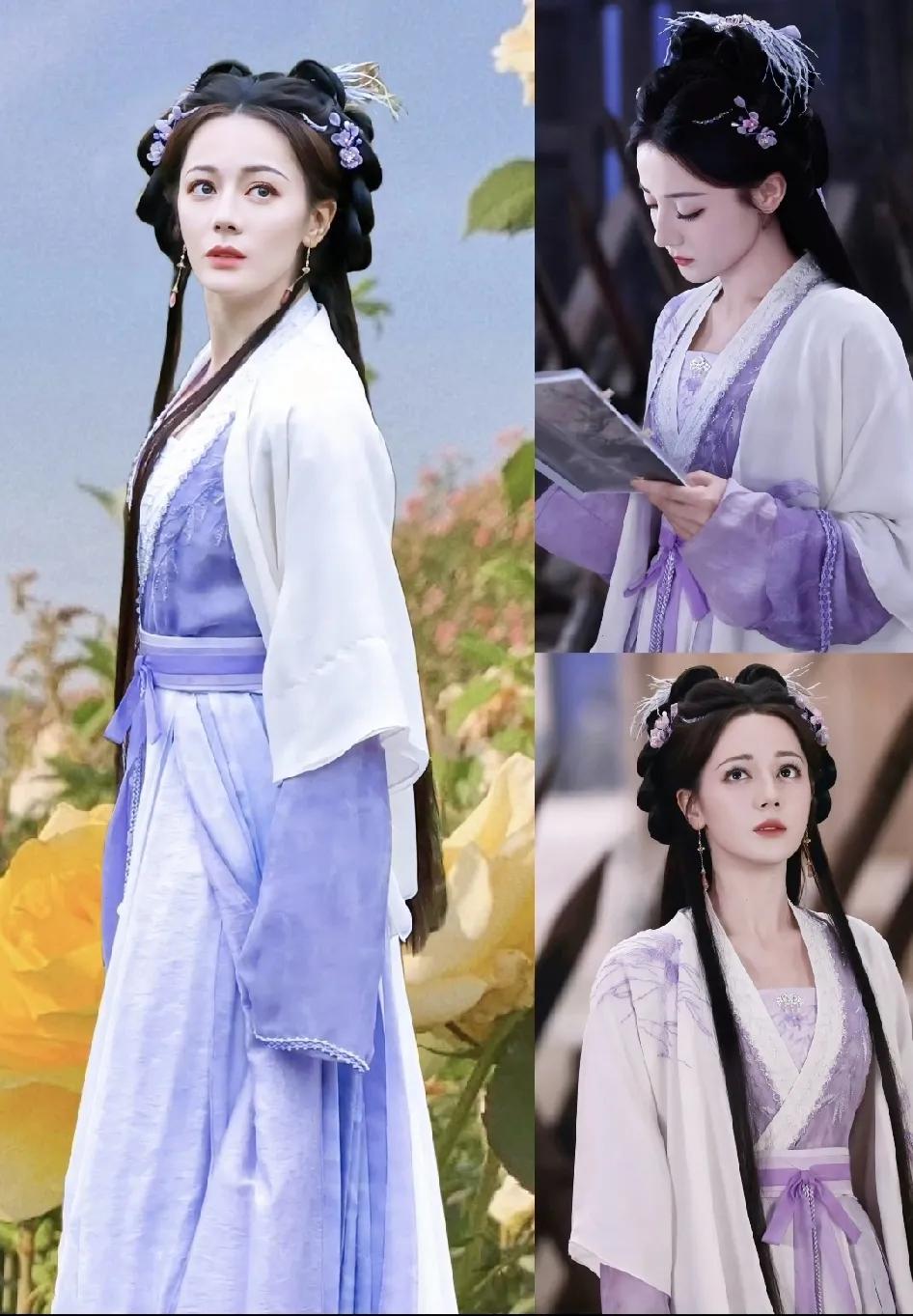 迪丽热巴和陈飞宇新剧《白日提灯》。一开播，网友纷纷说：“有男主我不看，热巴粉底液