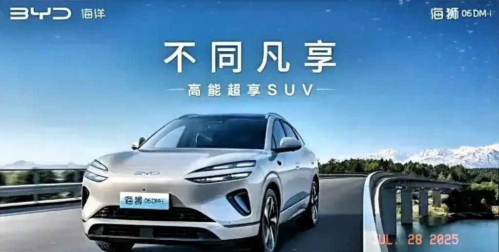 网上都说丑实际真香，海狮06一上市就进了前三。7月末8月初的新能源SUV周销量