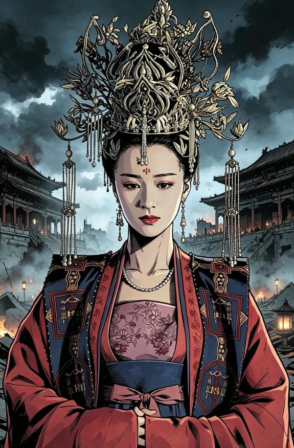 宋钦宗朱皇后，靖康之耻后的97天堪比“凌迟”。绑牛车上供人骚扰，舔舐地上酒渍，遭