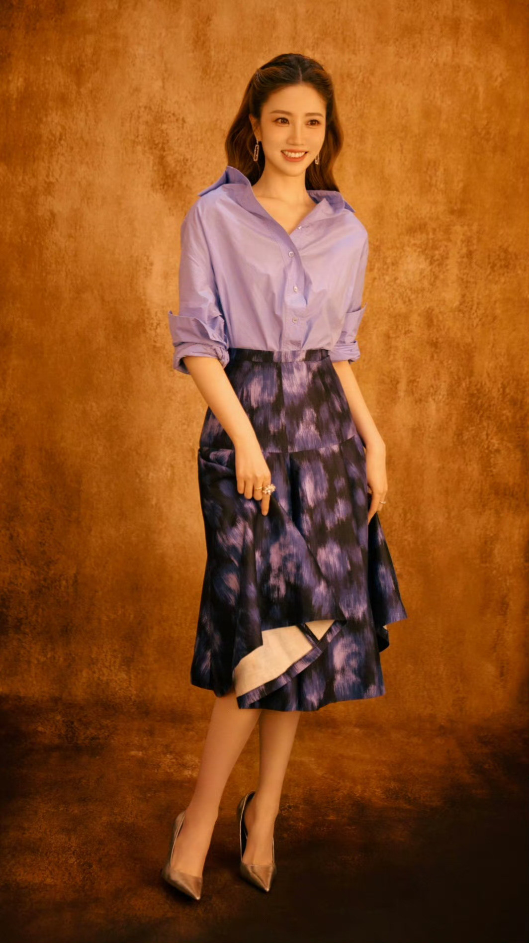 油画美女
