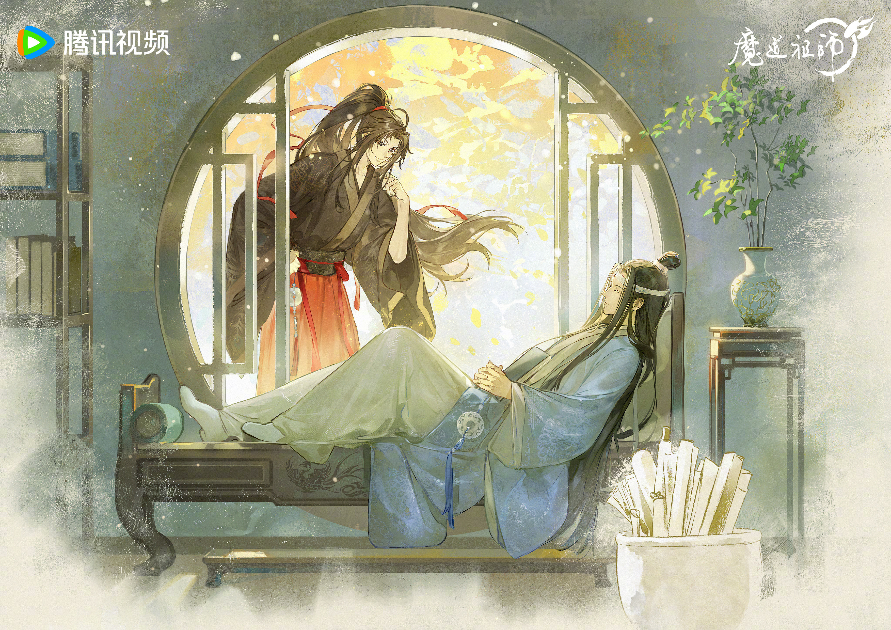 魔道祖师动画开播八周年魔道祖师动画八周年快乐八年了，云深墙头分天子笑的初见还是