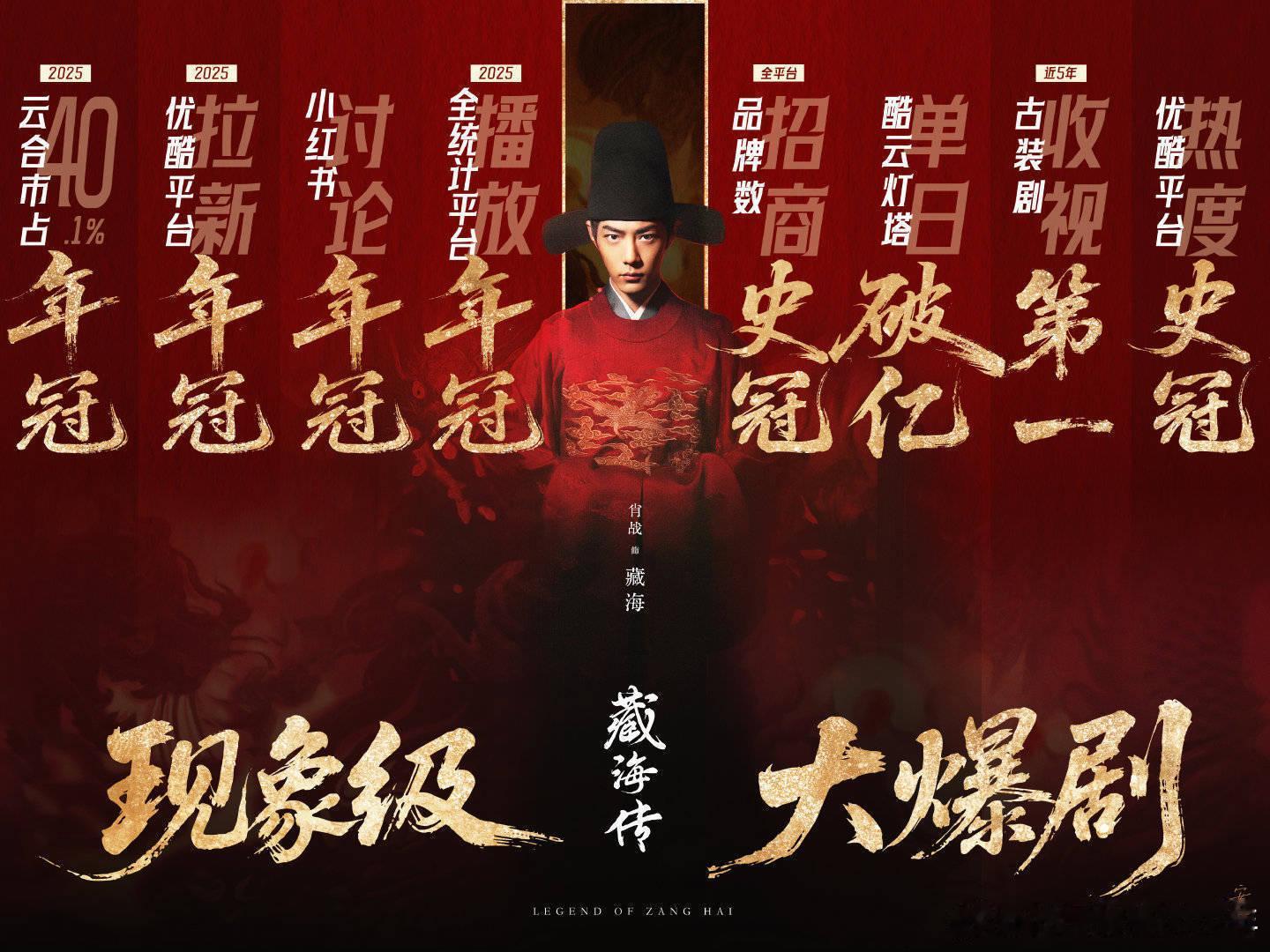 2025年真正配得上“破圈层、现象级、大爆剧”这九个字的作品，只有一部藏海传，