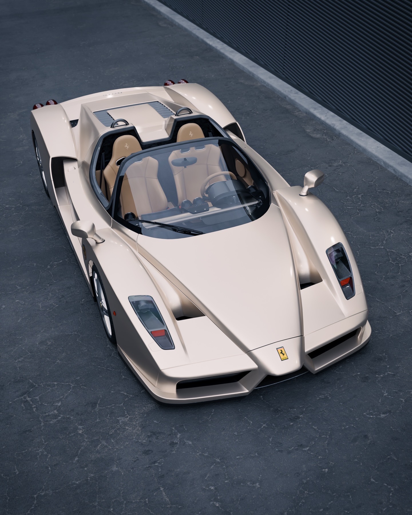 这里可能是距离敞篷、手动变速的FerrariEnzo最接近的一次。20年前，一