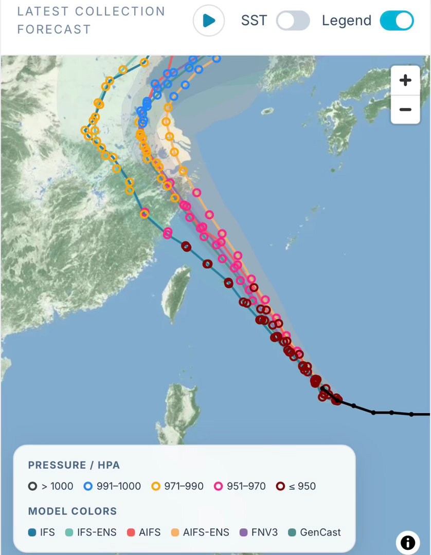 台风巴威到哪了超强台风逼近，预计周末登陆浙江，大家记得关好门窗，非必要不出门。希