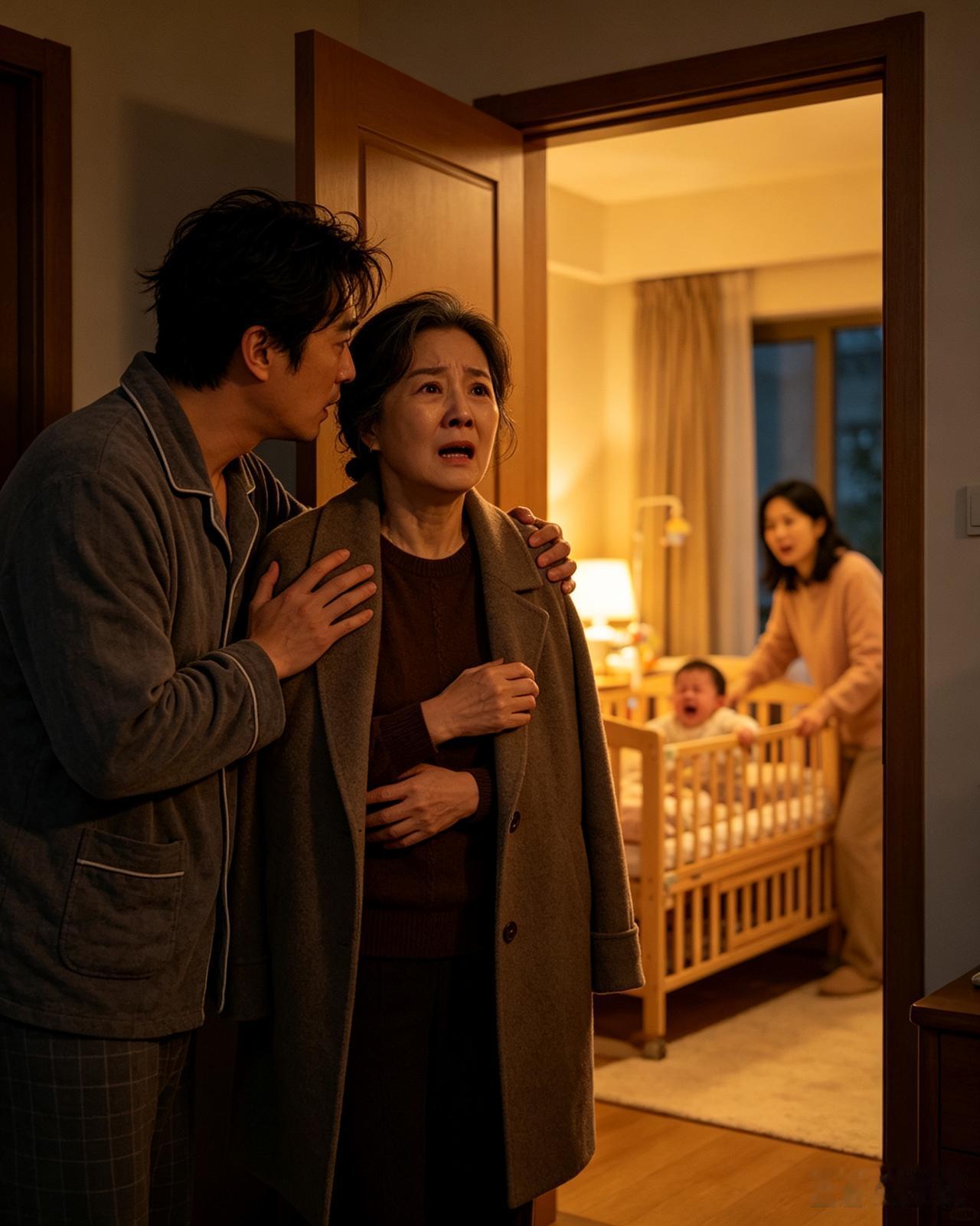闺女让我去带外孙，半夜孩子哭闹时女婿突然说：妈你先睡，以后晚上让我闺女起来弄，我