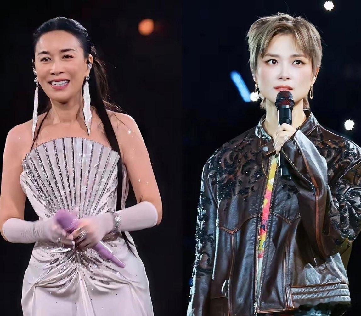 同样是在北京开演唱会，同样是圈内好友来捧场，那英和李宇春这两场，感觉还真不太一样