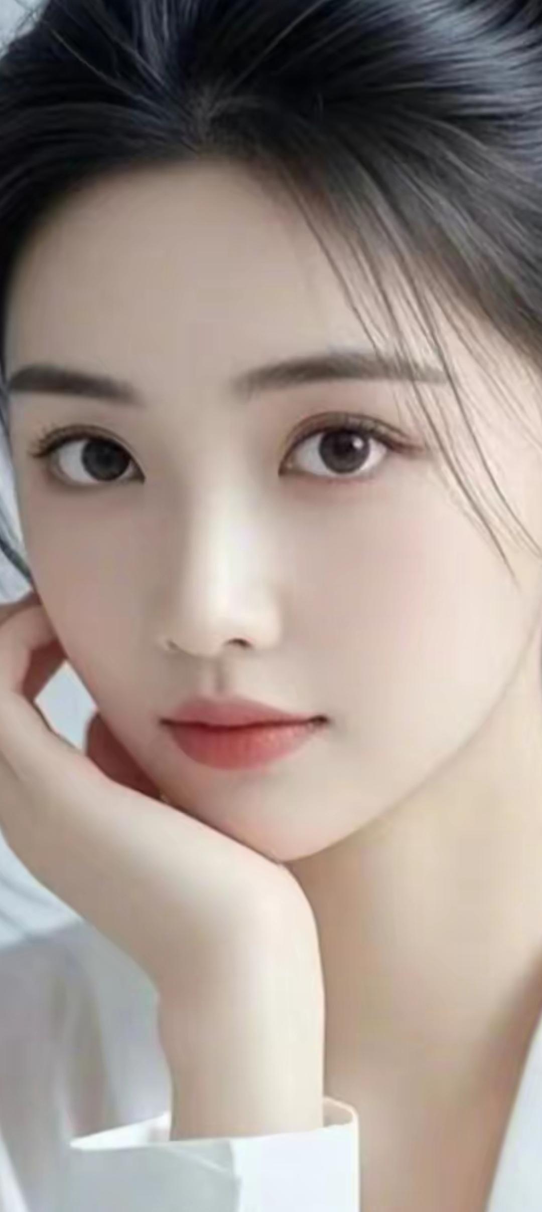 温柔似水的少女，静谧如梦的瞬间。