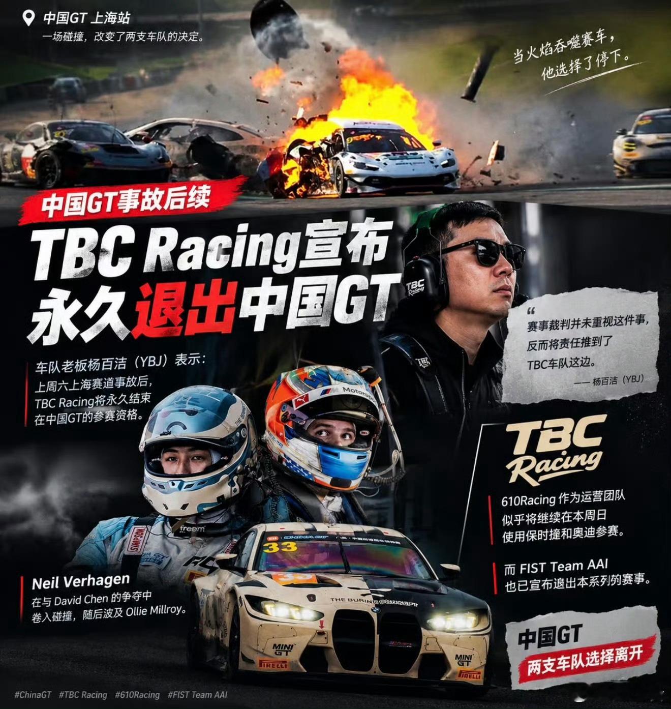 多车队宣布永久退出中国GT多支核心车队选择永久退出ChinaGT，这不是一时冲